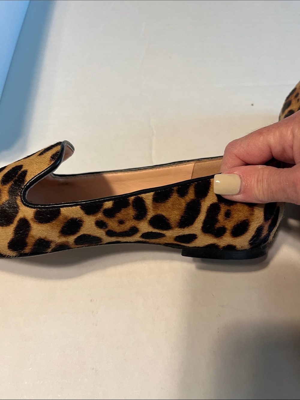 J. Crew Brown & Black Leopard Print Slip-On Loafers in Brown 7-1/2 - Picture 6 of 8